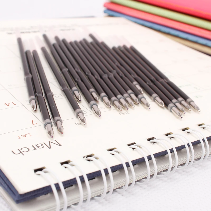 

20Pcs/Set 0.7mm Ballpoint Pen Refill Black Red Blue 3 Colors Office Supplies Escolar Writing Pen High Quality Mb Roller Pen