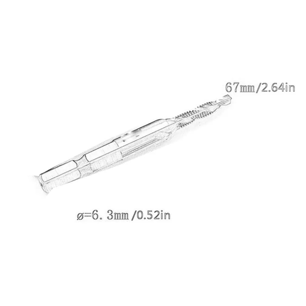 

6PCS Titanium Coated HSS Drill Bit Set for Metal Power Tools Twist Drill Accessories Hex Shank Woodworking Tool Optional Size