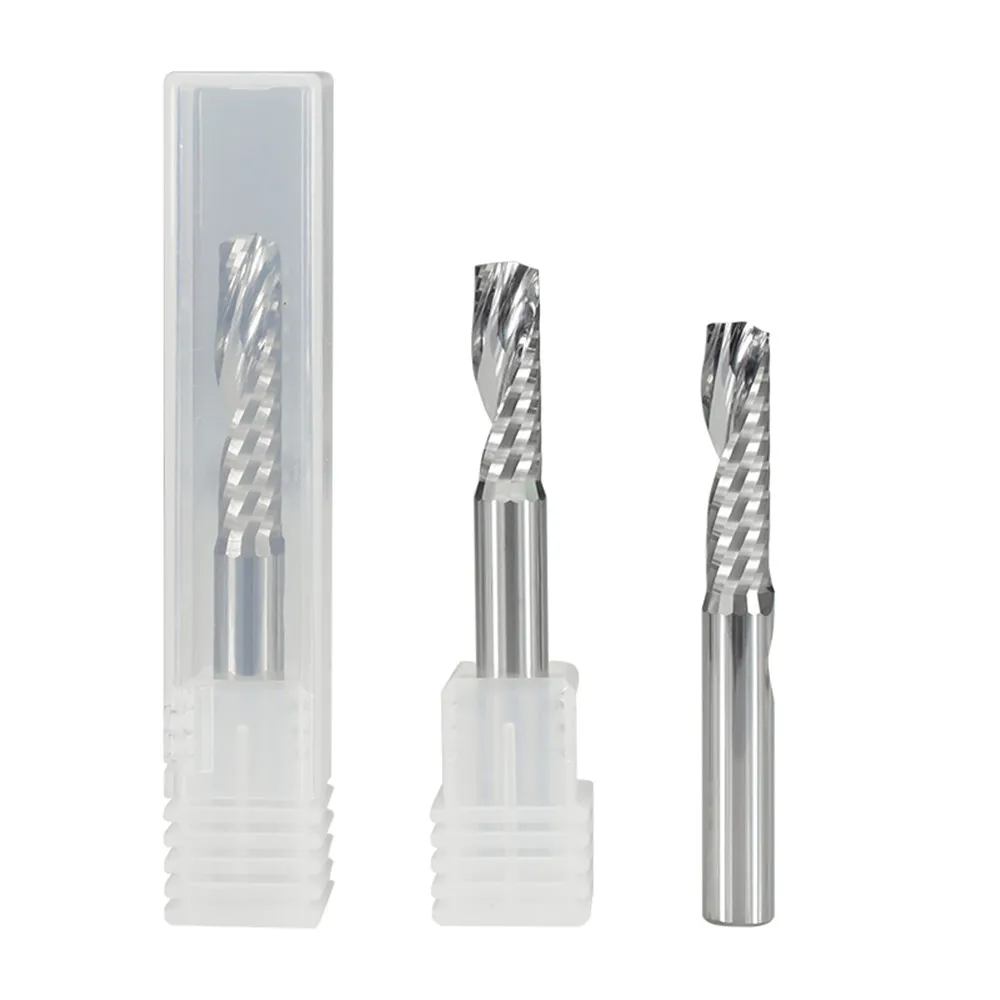 Концевая фреза с одной канавкой и хвостовиком 4/6 мм ЧПУ для резки алюминия
