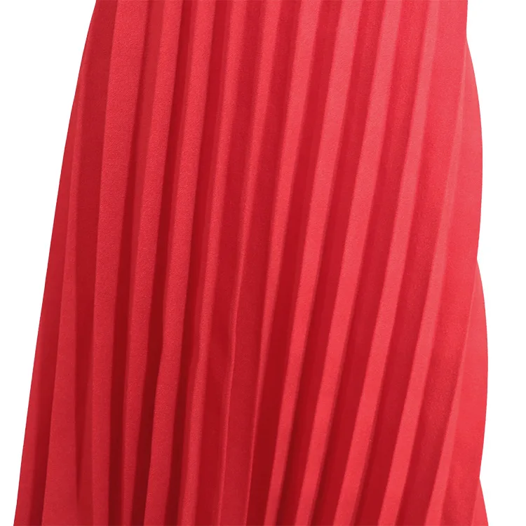 Женское вечернее платье с рукавами-часами плиссированное облегающее