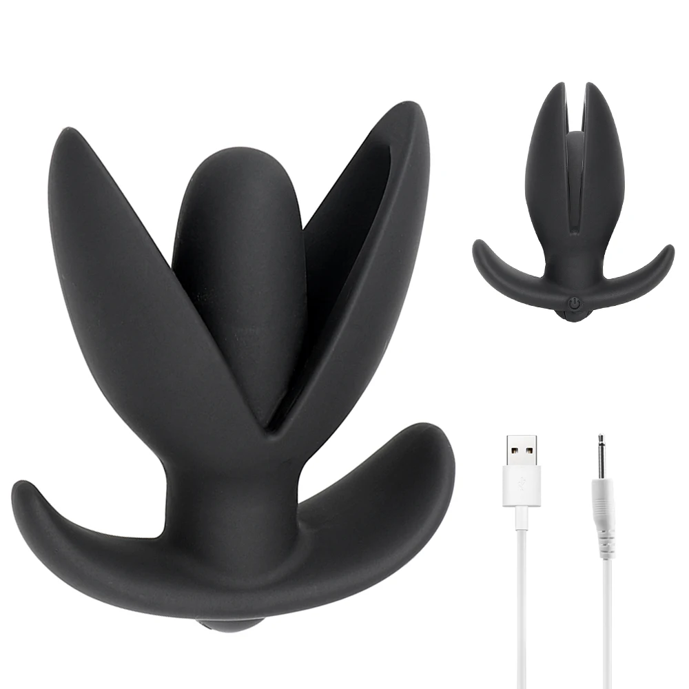 IKOKY Opening Butt Plug Anal Expander Dilator Rechargeable Vibrator Sex Toys for Women Men Prostate Massager | Красота и здоровье