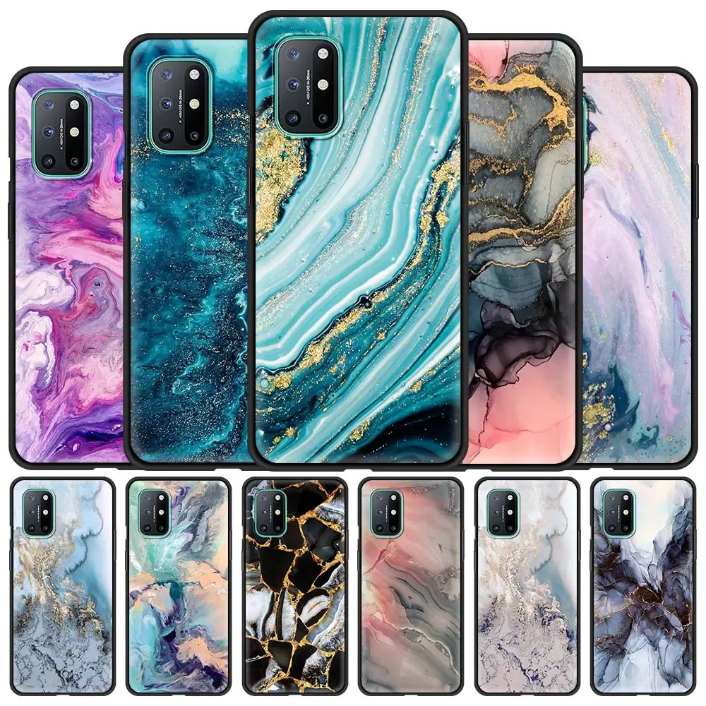 

Colorfull Marble Soft Phone Case for OnePlus 7 7T 8 Pro 5G 8T Fundas For 8 Nord N100 N10 Silicone Cover Back Coque Shell Luxury