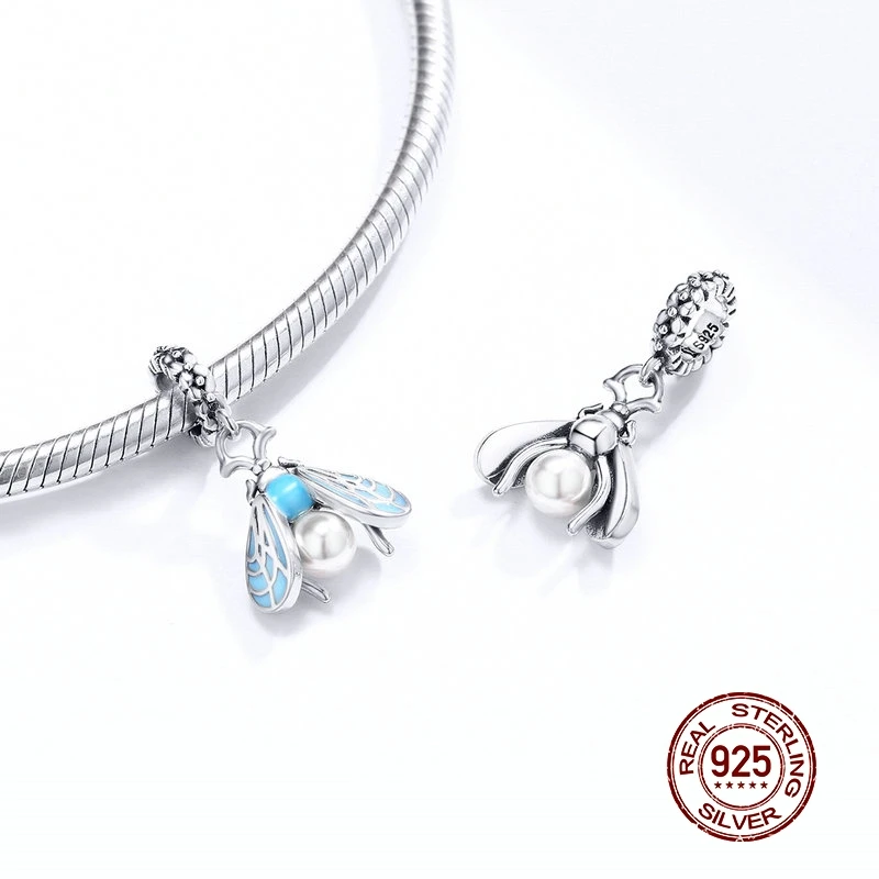 MOWIMO маленькие талисманы подходят для оригинальных серебряных браслетов 925