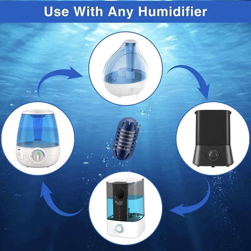 

10Pcs Demineralization Cartridge for HoMedics Ultrasonic Humidifiers, Filters Mineral Deposits