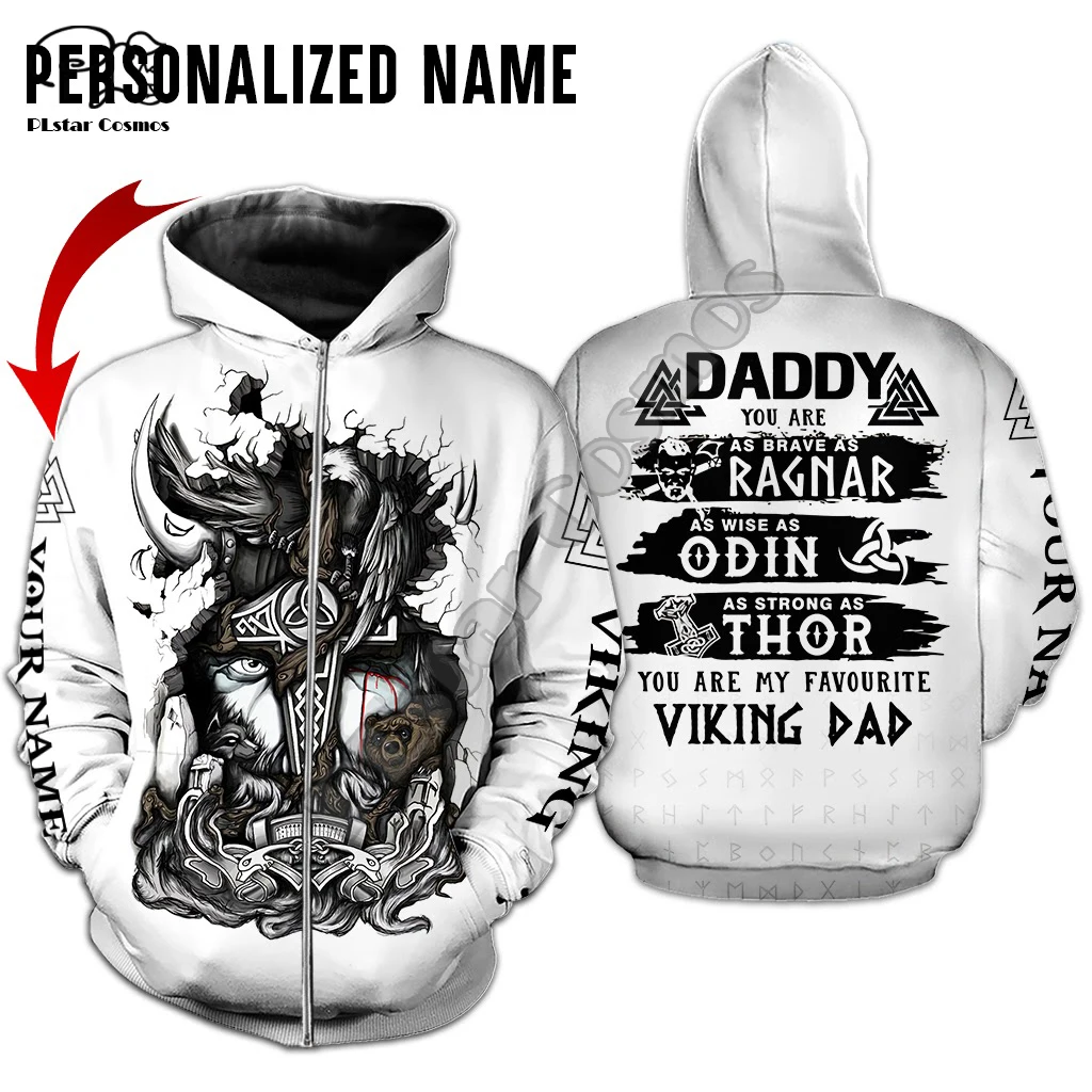 

PLstar Cosmos Vikings Tattoo Warrior Viking God Odin Symbol NewFashion Tracksuit Harajuku 3DPrint Men/Women Pullover Hoodies V13