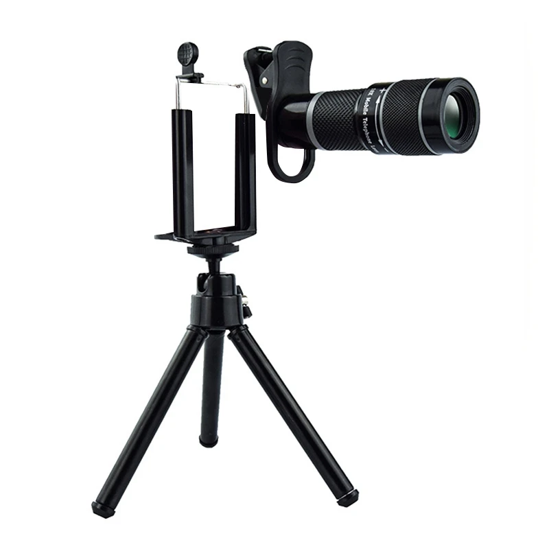 

Mobile Phone Camera Lens Kit, Mobile Phone Lens With Tripod, 18 Times Telephoto Lens