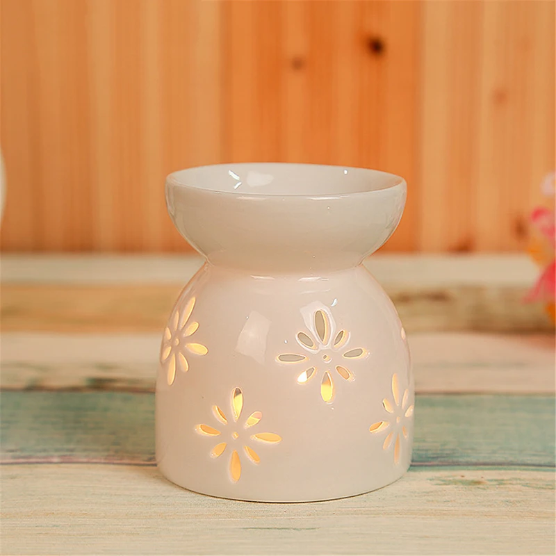 Пустотелый подсвечник Ароматические горелки керамические звезды любовь шаблон