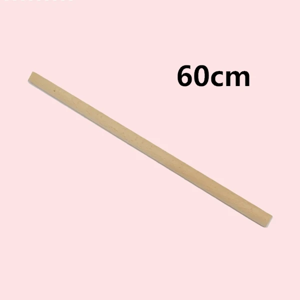 60CM Натуральные зубцы из древесины бусины деревянное кольцо Stic Dreamcatcherk Дети Diy Деревянный аксессуар для изготовления ювелирных изделий макраме аксессуары - Цвет: 60CM