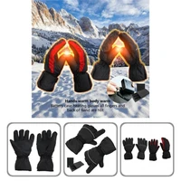 1 pair useful electric heating gloves breathable 2 colors cycling heated gloves for motorcycle electric gloves