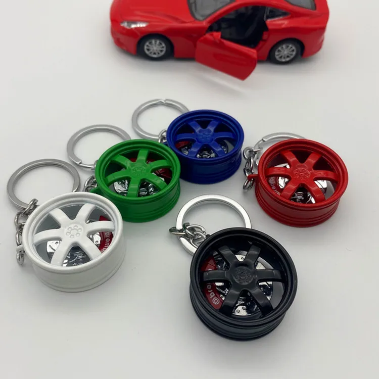 

JDM TE37 RIM Keychain Hella Flush Decoration For Chevrolet Volkswagen Hyundai Fiat Honda BMW Mercedes Audi Ford Car Accessories