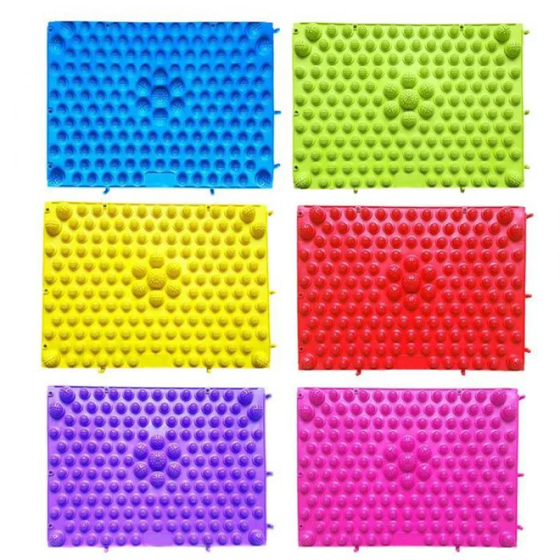 High-Quality yoga mat Toe Pressure Circulation Plate Blood Mat For Massager 30x40cm Reflexology Foot Massage Pad Durable |