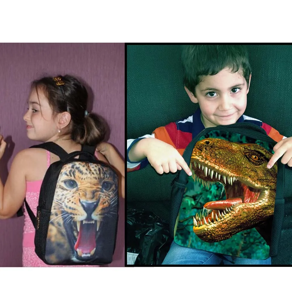 

Customized Images 3D Color Aurora Kids School Bags girls Teenage Beauty Student Schoolbag Children Book Polyester Bag Mochila
