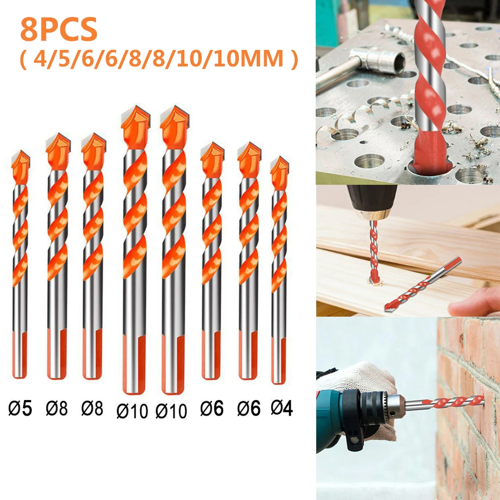 

Ultimately Punching Hole 8pcs Drill Bits Kit Set Tools Replacement 2020
