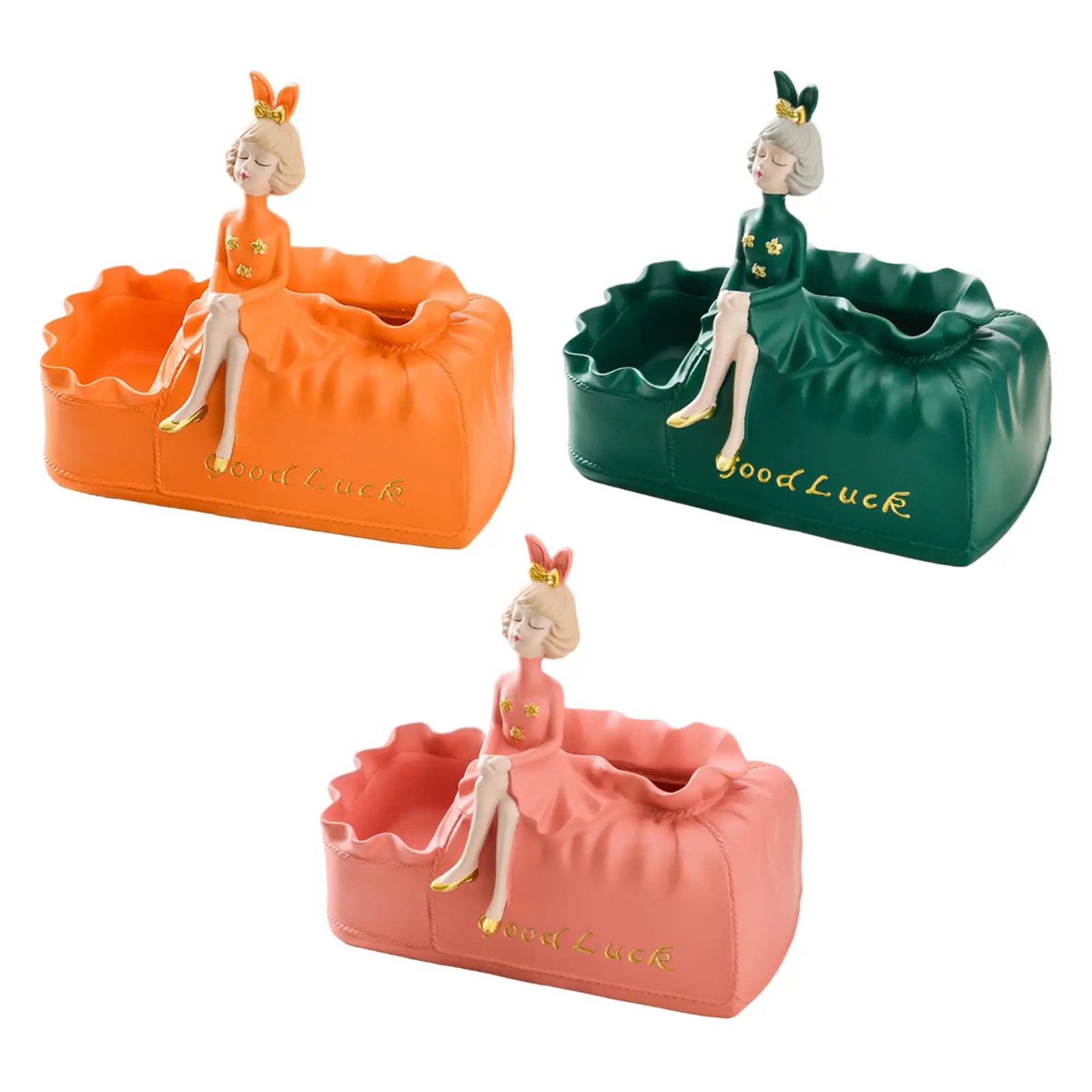 

Девушка из смолы статуя Держатели салфеток диспенсер для салфеток декор для рабочего стола Русалка 3D фотобокс для дома офиса