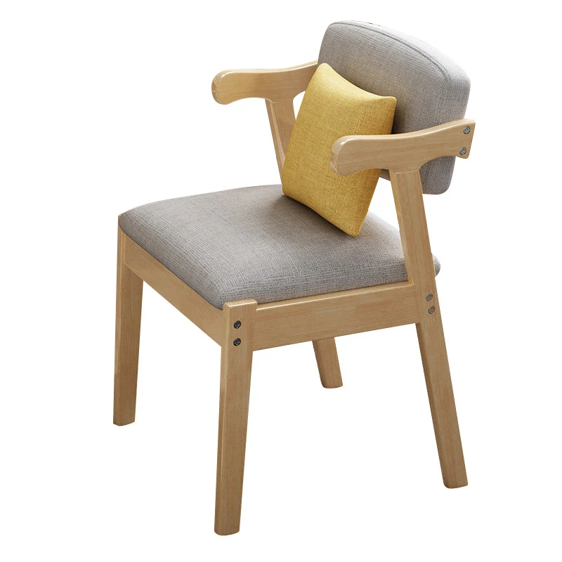 Домашний стул для столовой тканевые подушки боковые стулья современные кухонные