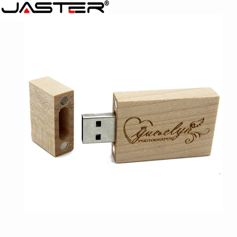 USB флеш накопитель JASTER деревянный 64/16/32 ГБ 4 Гб|u disk|32gb usbwooden usb |
