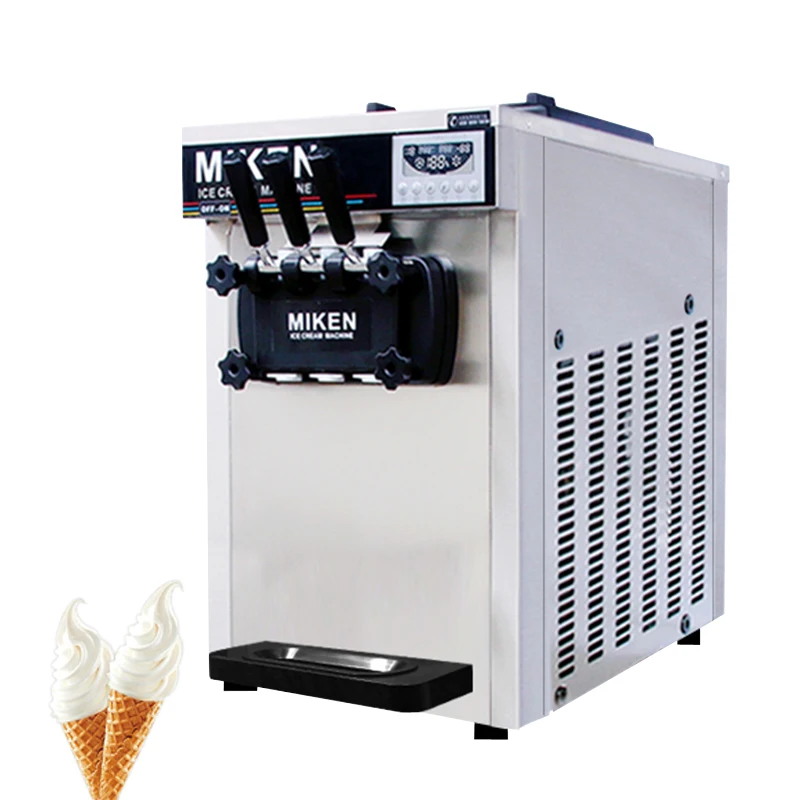 

Производитель мороженого коммерческий автоматический большой производительности компрессор Настольный сладкий конус мороженое машина д...