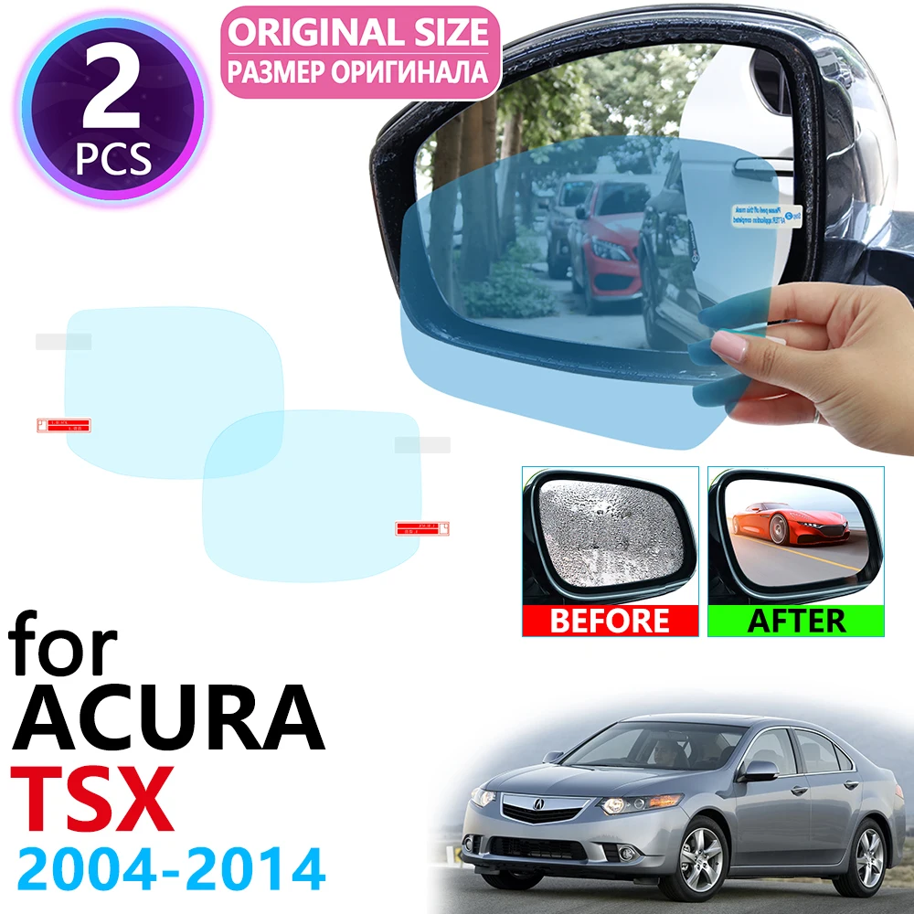 Для Acura TSX CL9 CU2 2004 ~ 2014 Полное покрытие зеркала заднего вида противотуманная