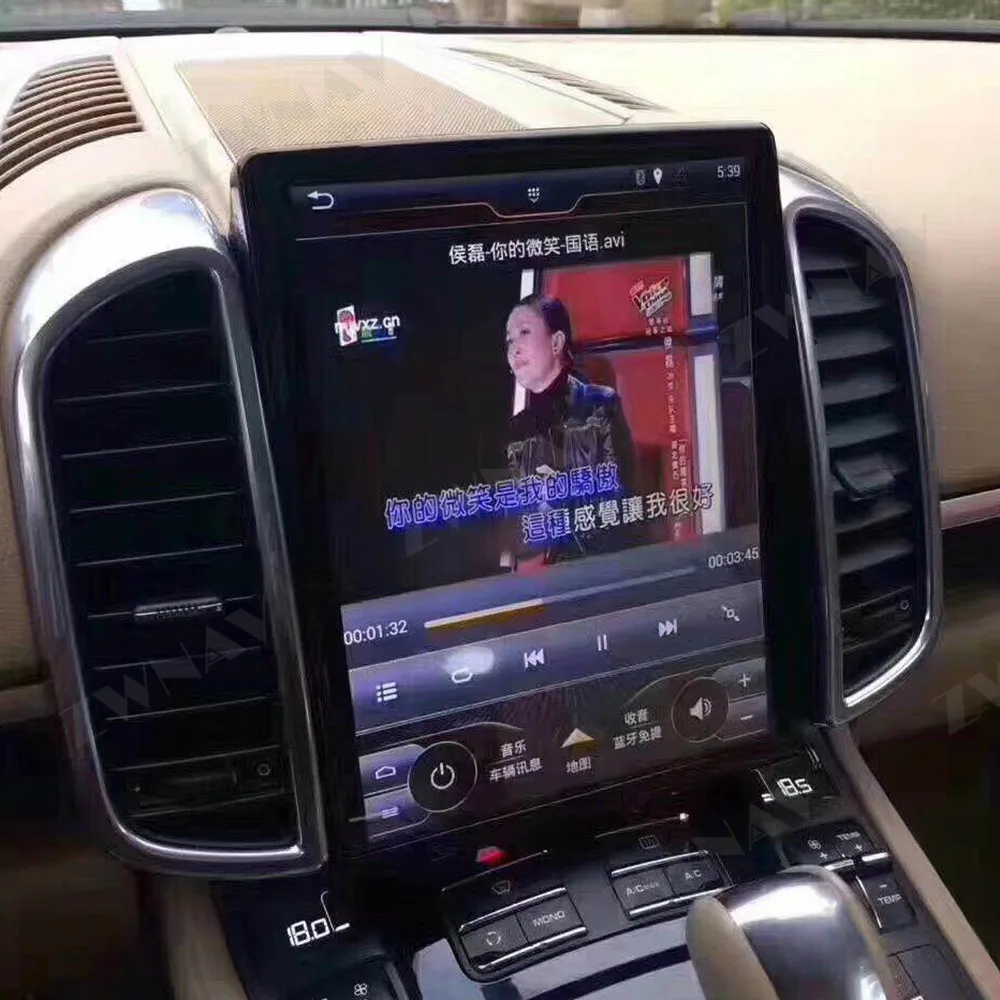 Tesla style 10," большой экран Android 7,1 автомобильный мультимедийный плеер головное устройство для Porsche Cayenne 2012- Автомобильный gps Радио Стерео dvd