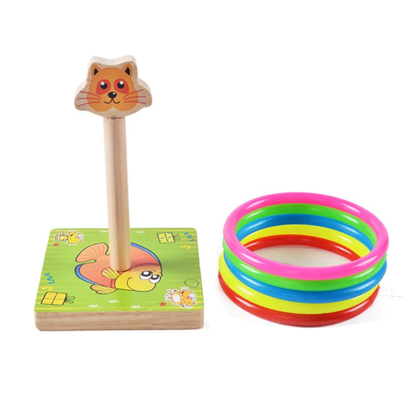 New Children Outdoor Fun &amp Toy Sports Tossing Ring Joy Ferrule Throwing Game Parent Child Interaction Toys Indoor | Игрушки и хобби