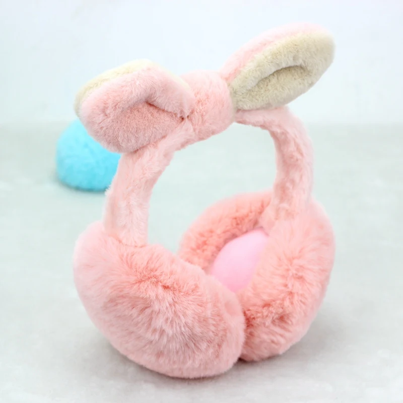 2019 Новое поступление женские разноцветные наушники для девочек милые меховые с