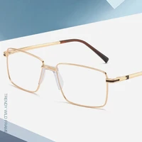 zenottic square metal eyeglasses frame men business style optical spectacles myopia prescription glasses frame male brand custom