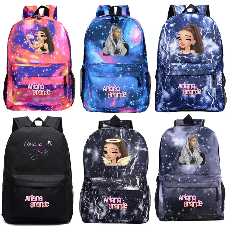 

Ariana Grande School Backpack For Girls Fashion Bookbag Beautiful Book Knapsack Rucksack School Backpacks Back To School Mochila