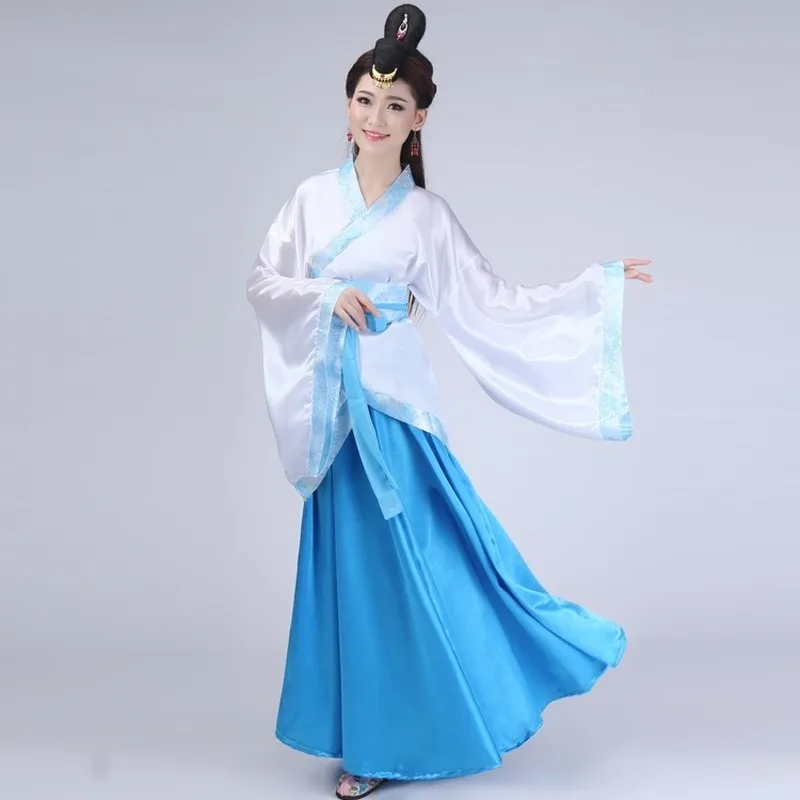 Традиционный костюм для китайских танцев Hanfu женские костюмы оперы древних