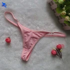 Бразильские дерзкие стринги с V-образным вырезом, купальный костюм, мини-бикини, Т-образная спинка, Шорты для плавания, Пляжные штаны, трусики-микро, стринги, нижнее белье, 2020