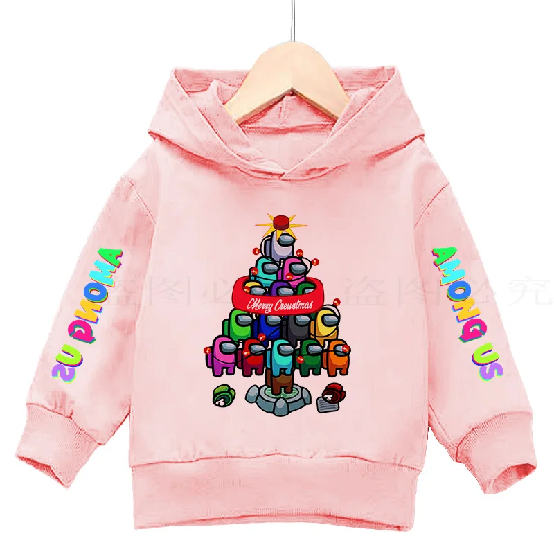 

Boys Among We game Crew Hoodies Kids Cartoon Sweatshirt Hoodies Funny for Girls Child Hoodies Children Clothing Top 4t-14t