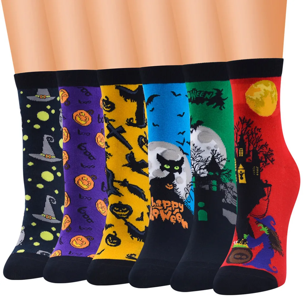 

Unisex Halloween Vintage Cashmere FashionLong Sock Comfortable Socks asual Work Business Socks Halloween cotton socks