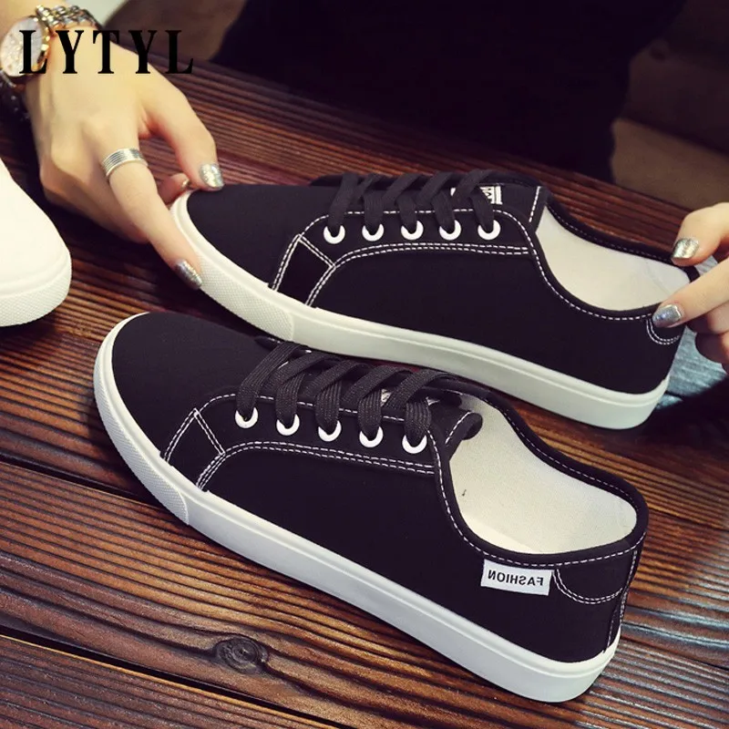 

Women Sneakers 2020 Spring Summer Canvas Women Casual Shoes Fashion Breathable Flats White Women Shoes B20-196