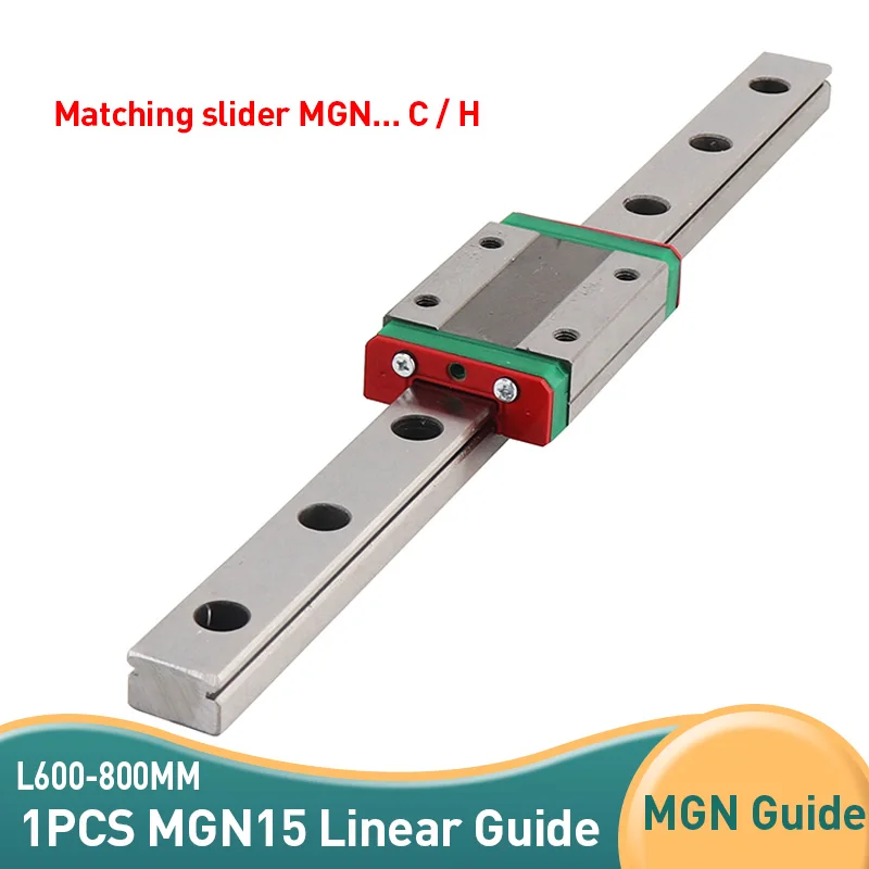 Линейная направляющая MGN15C MGN15H 600/700/800 мм 1 шт. с ползунком MGN15 для 3D-принтера ЧПУ |