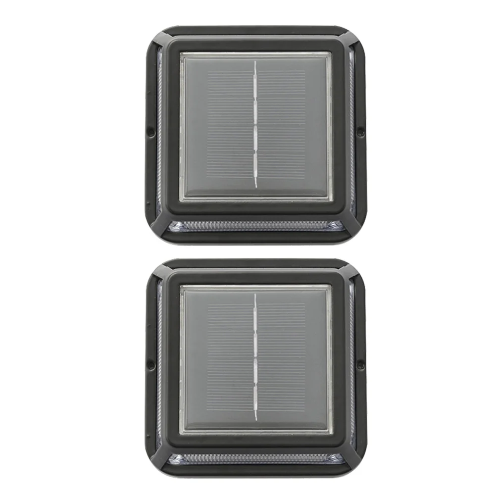 2 шт./комплект водонепроницаемые светодиодные светильники на солнечной батарее |