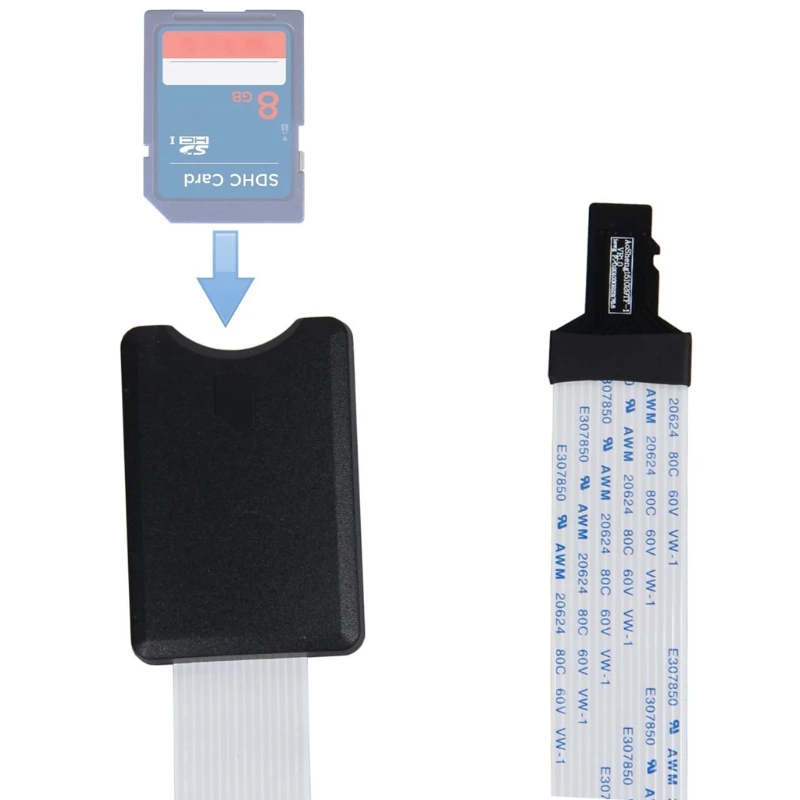 TF Micro SD Male To Female SDHC SDXC гибкий Удлинительный кабель удлинитель для GPS DVD DVR