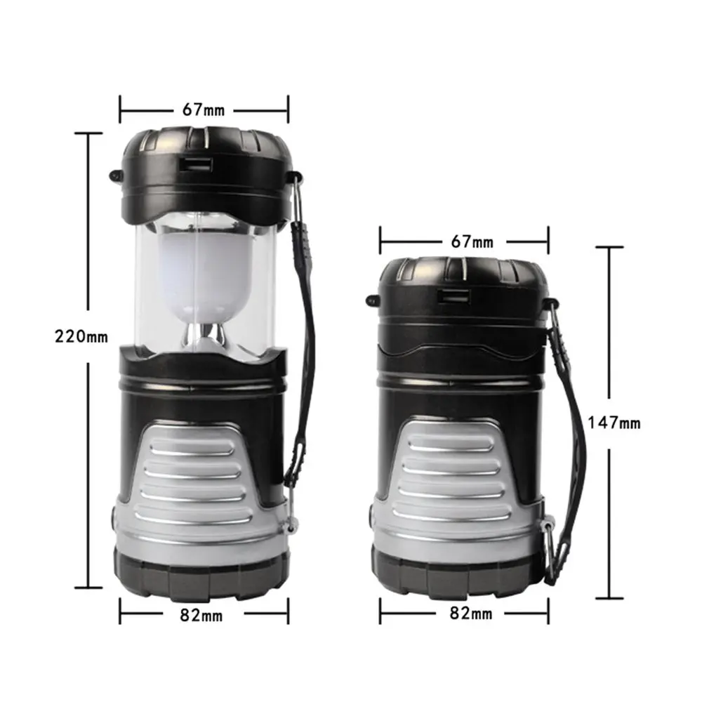 ICOCO Солнечный кемпинг светильник светодиодный перезаряжаемый ручной Палатка