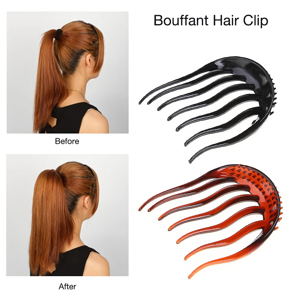Women Girls Volume Inserts Hair Clip Bumpits Bouffant Ponytail Comb Style Maker Headband Accessories | Красота и здоровье