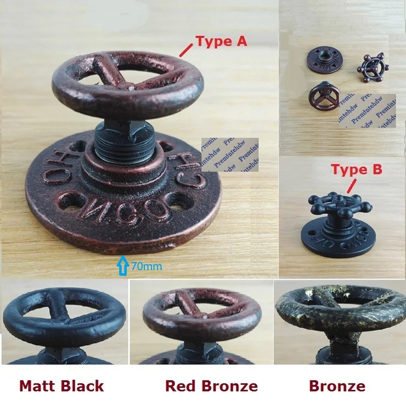 Рустикальная винтажная железная чугунная дверная ручка для амбара фланцевое