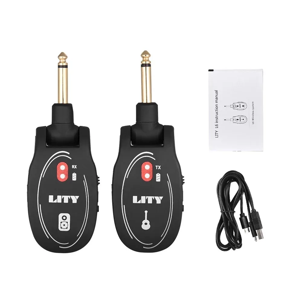 UHF Wireless Audio Guitar Original Sound Transmitter & Receiver System Fits For Electroacoustic Instrument Adapter | Электроника