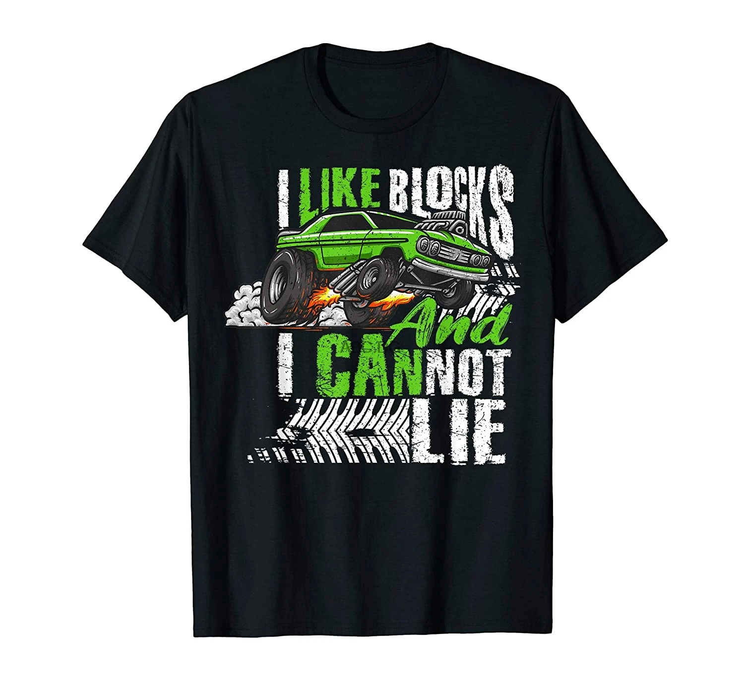 

Camiseta I Like Big Blocks And I can't Lie Muscle Car