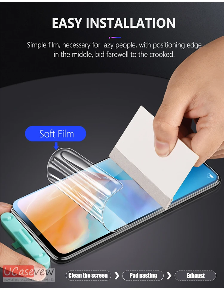 hydrogel film for oneplus nord 2 5g screen protector one plus nord 2 8 9 pro soft protective glass oneplus nord 2 hidrogel film free global shipping