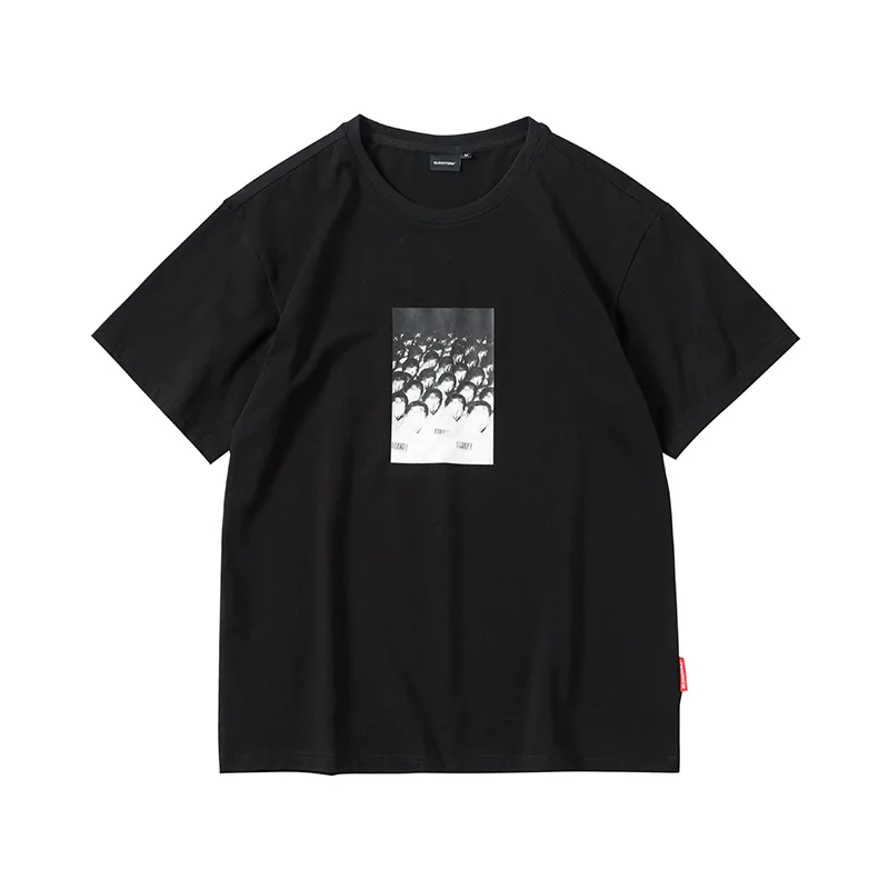 Мужская хлопковая футболка в стиле хип-хоп | одежда