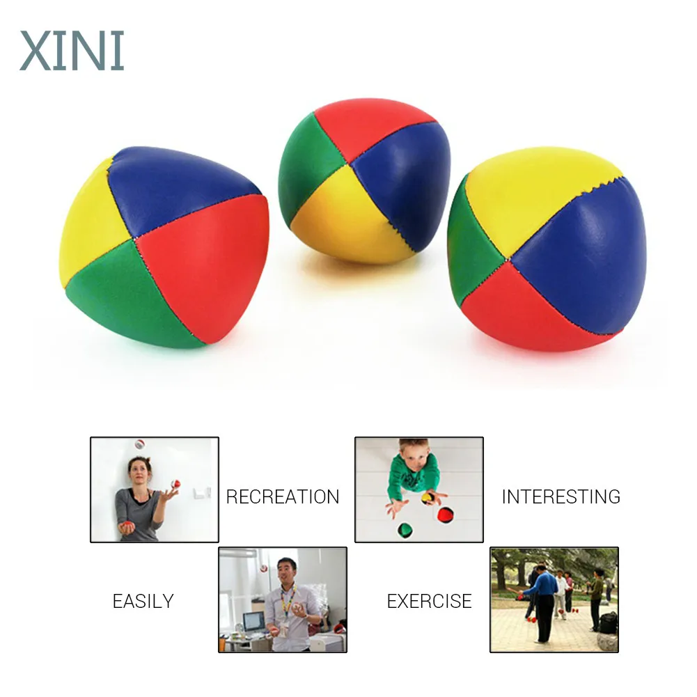 

Детские уличные спортивные шарики XINI с ручкой, 3 шт., для жонглирования, подходят для игрушек, для спорта и развлечений, детские игры для маль...