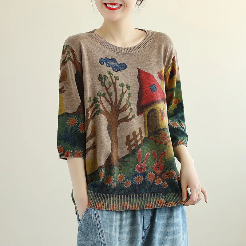 Max LuLu Новинка 2020 Британская мода стильные женские летние свитера с принтом