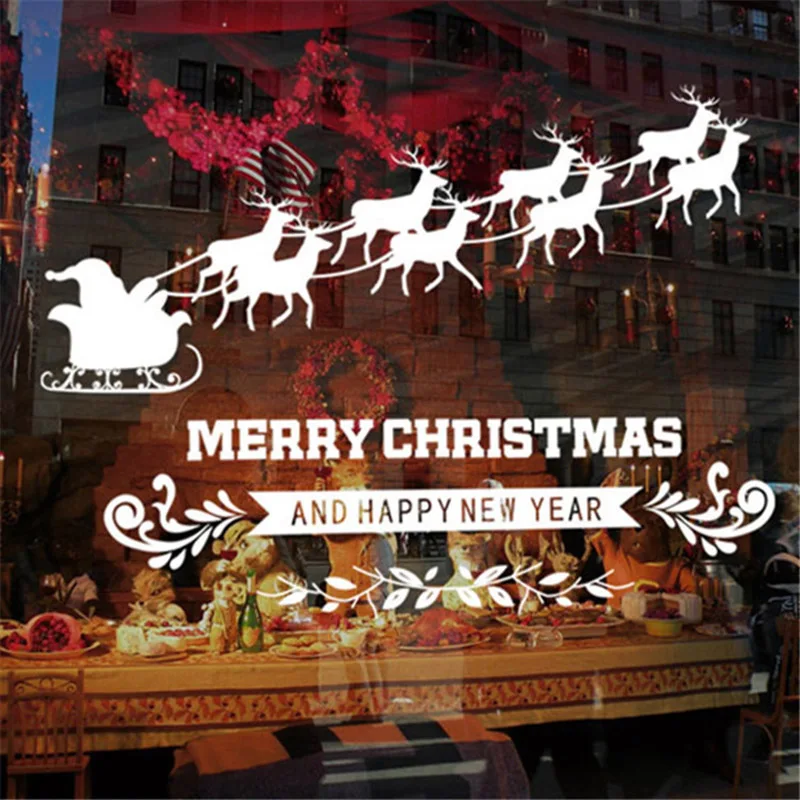 Снежинки Снеговик рождественские окна правилены наклейки Рождественские