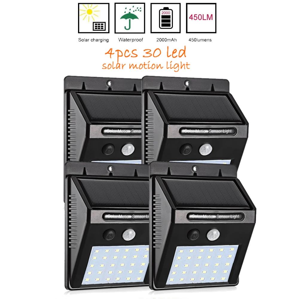 2/4 шт. светодиоды светодиодные фонари на солнечных батареях Беспроводной