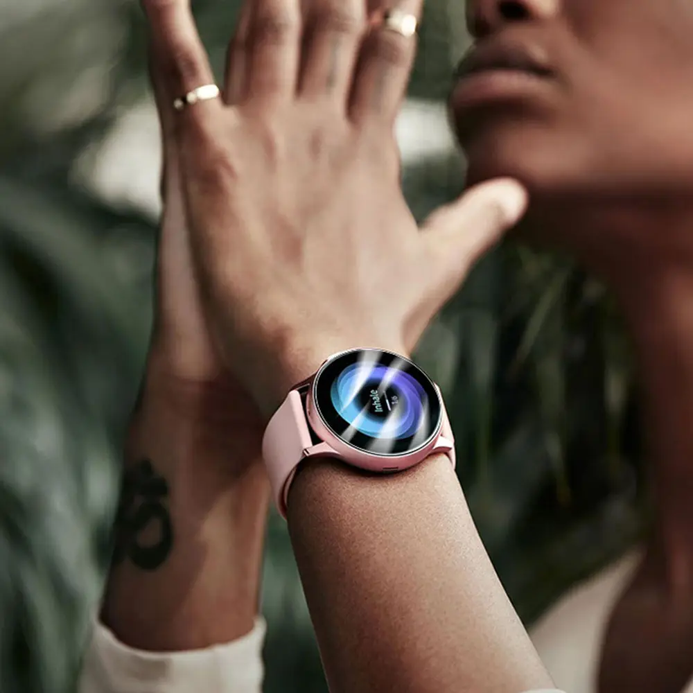 2 шт. защитная пленка для Samsung Galaxy Watch Active ультратонкая 3D Защита экрана часов Active2 44