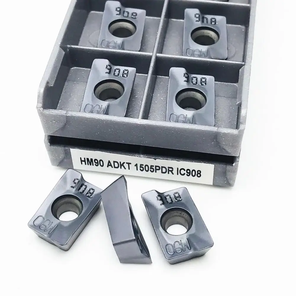 Твердосплавные вставки HM90 ADKT1505 PDR IC908 режущий инструмент токарные части вставка