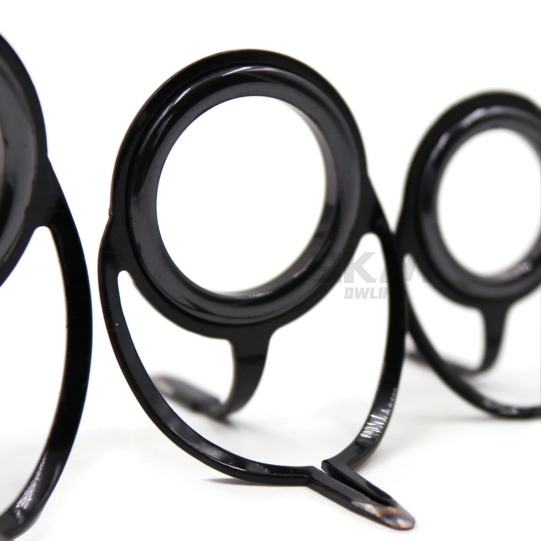 100Pcs Fishing Rod Repair Kit Spinning Rod Building Components Stainless Steel Casting Fishing Rod Guides Replacement Set 4~38mm