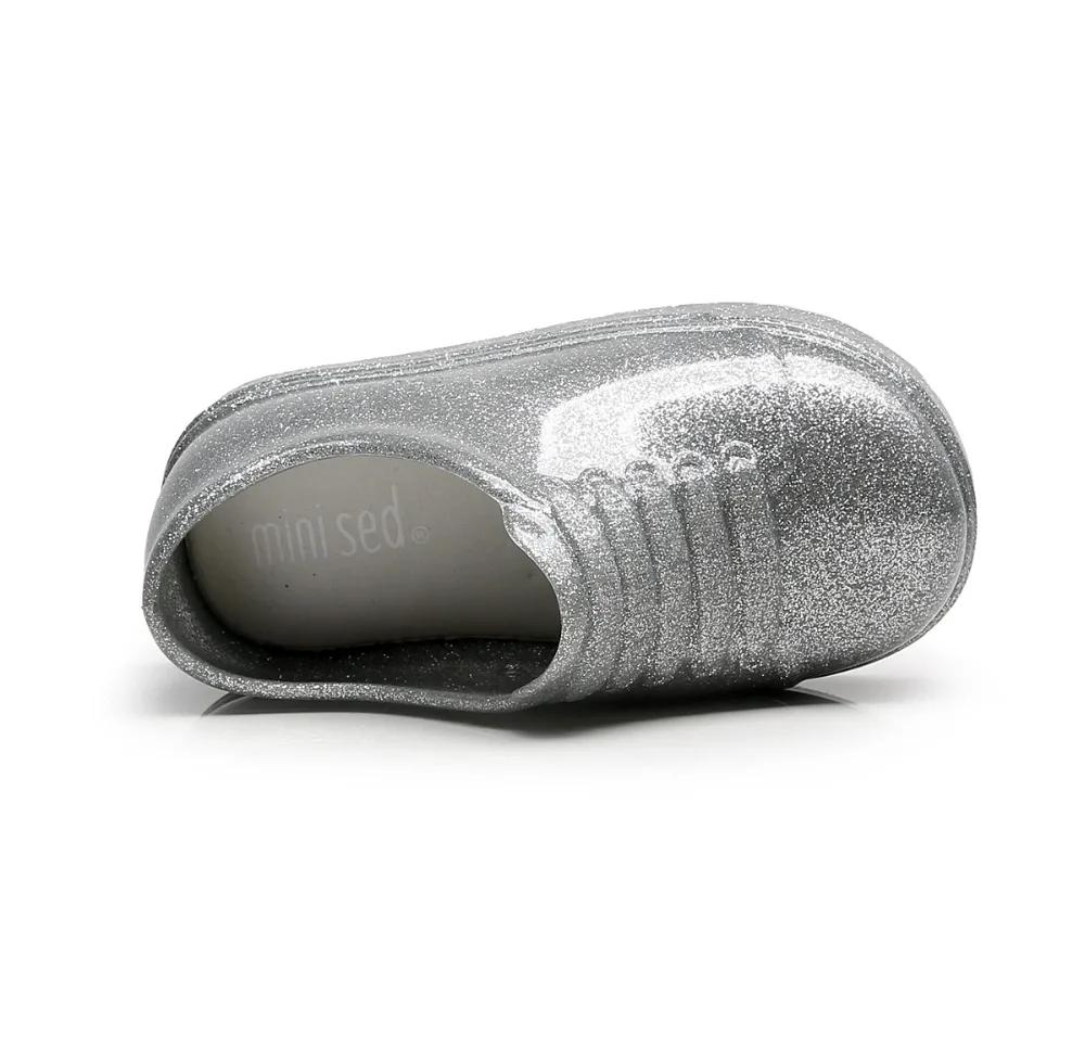 Mini Melissa/босоножки для девочек; Новинка; повседневные тонкие туфли с Микки-Маусом и бантом для девочек; прозрачная обувь ярких фруктов; водонепроницаемые прозрачные сандалии; обувь